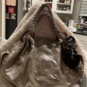 Vintage Gold Juicy Couture hobo bag